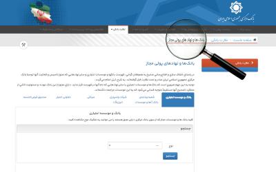 استفاده از عناوین نهادهای پولی و بانکی تحت نظارت بانک مرکزی، بدون اخذ مجوز ممنوع است